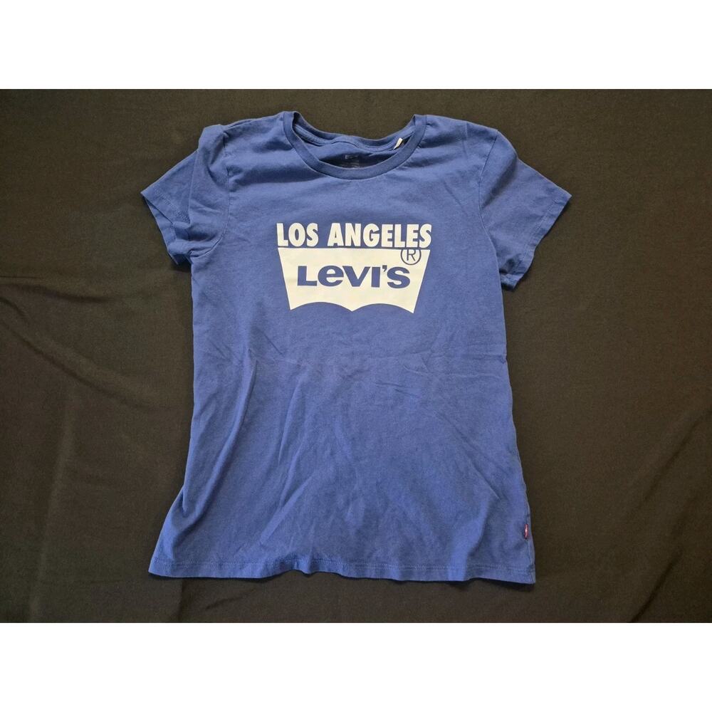 Womens Levis Los Angeles T Shirt Blue Small